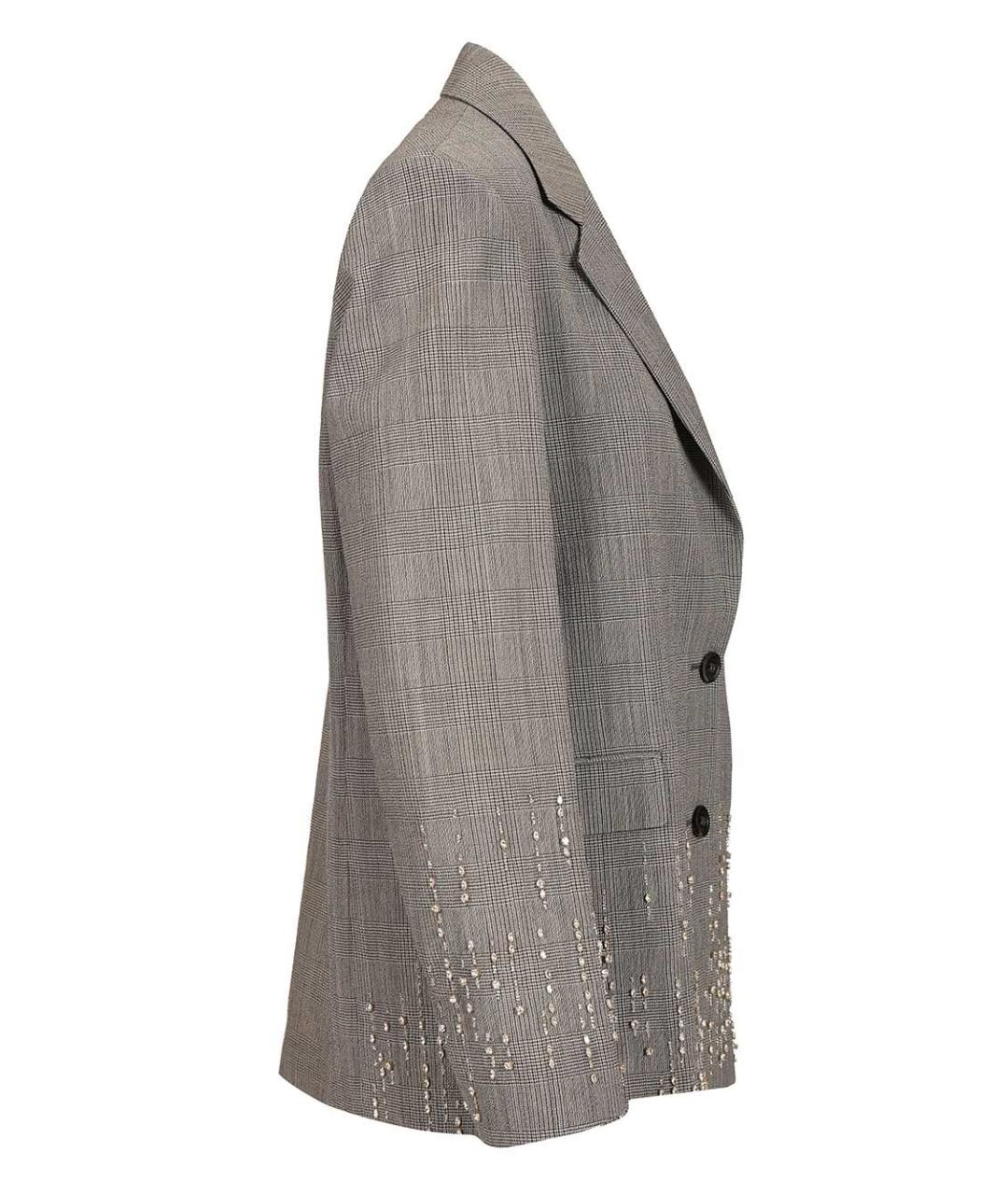 GOLDEN GOOSE DELUXE BRAND Серый вискозный жакет/пиджак, фото 3