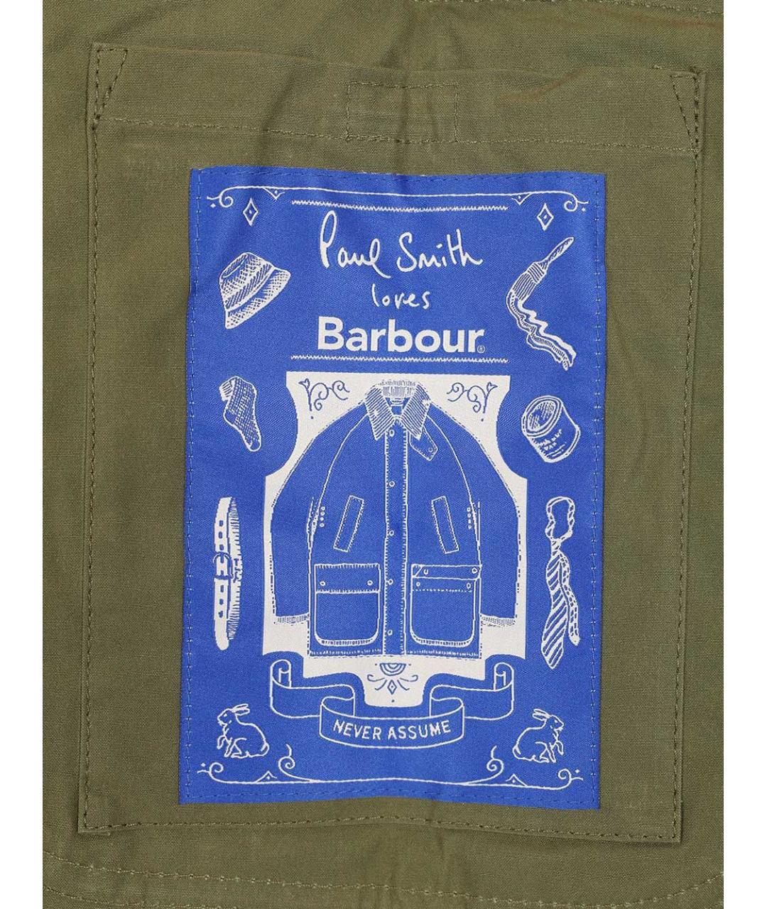 BARBOUR Зеленая хлопковая куртка, фото 8