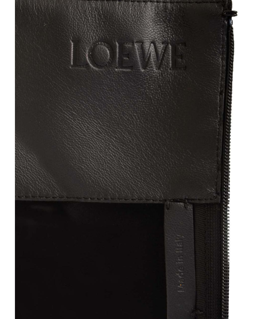 LOEWE Черное вискозное вечернее платье, фото 5