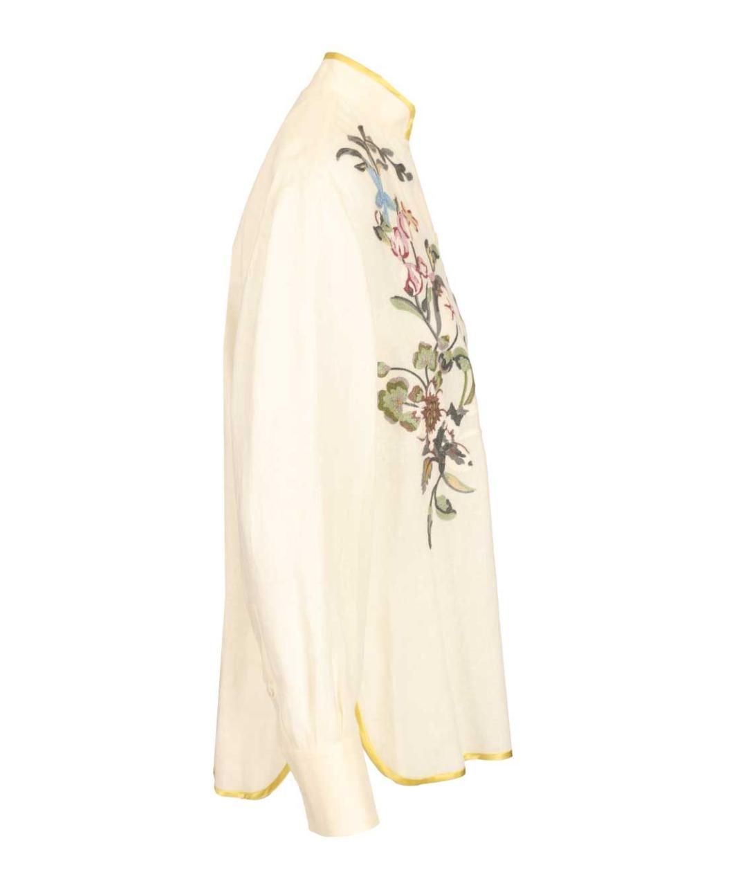 VALENTINO Мульти льняная рубашка, фото 3