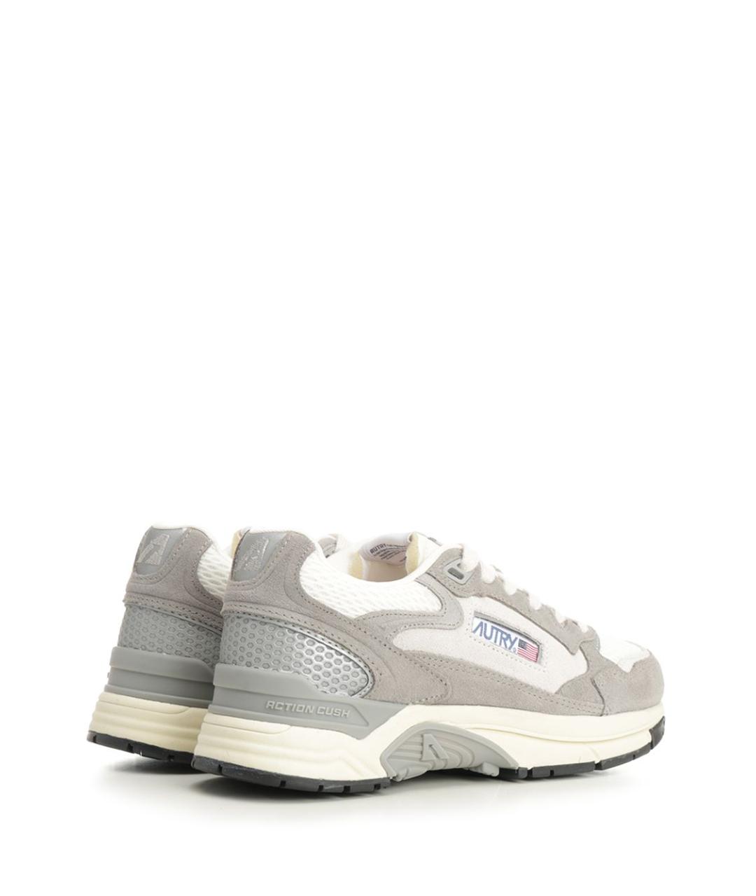 AUTRY Серые текстильные кроссовки, фото 3