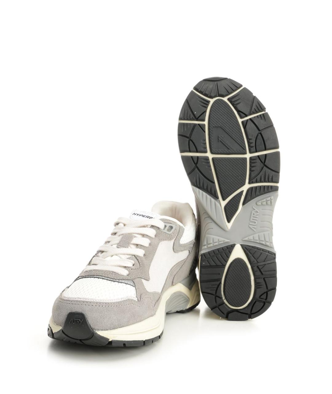 AUTRY Серые текстильные кроссовки, фото 5