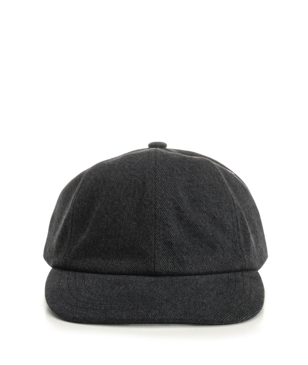 Ami Paris Черная хлопковая кепка/бейсболка, фото 1