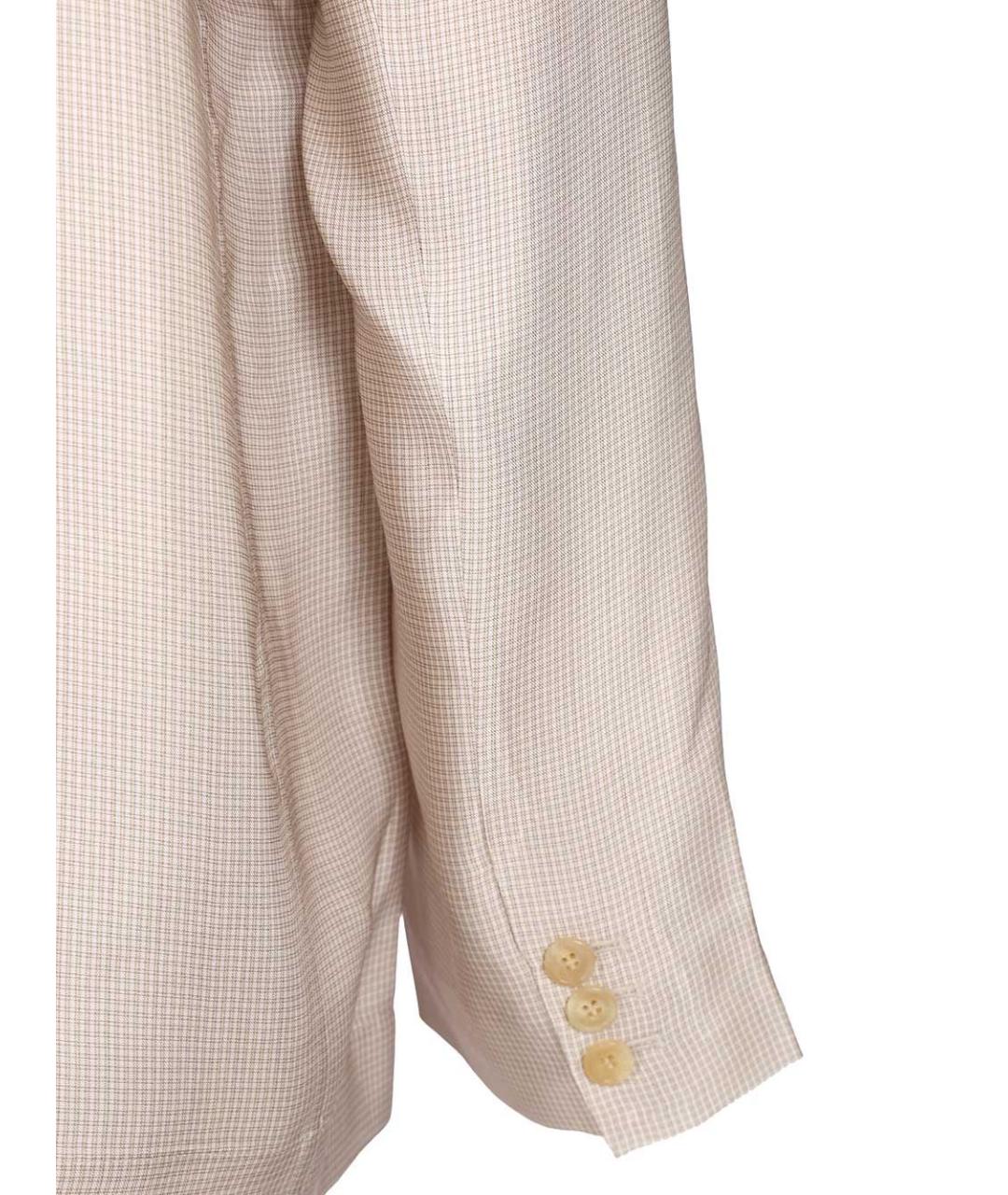 ACNE STUDIOS Бежевый вискозный жакет/пиджак, фото 5