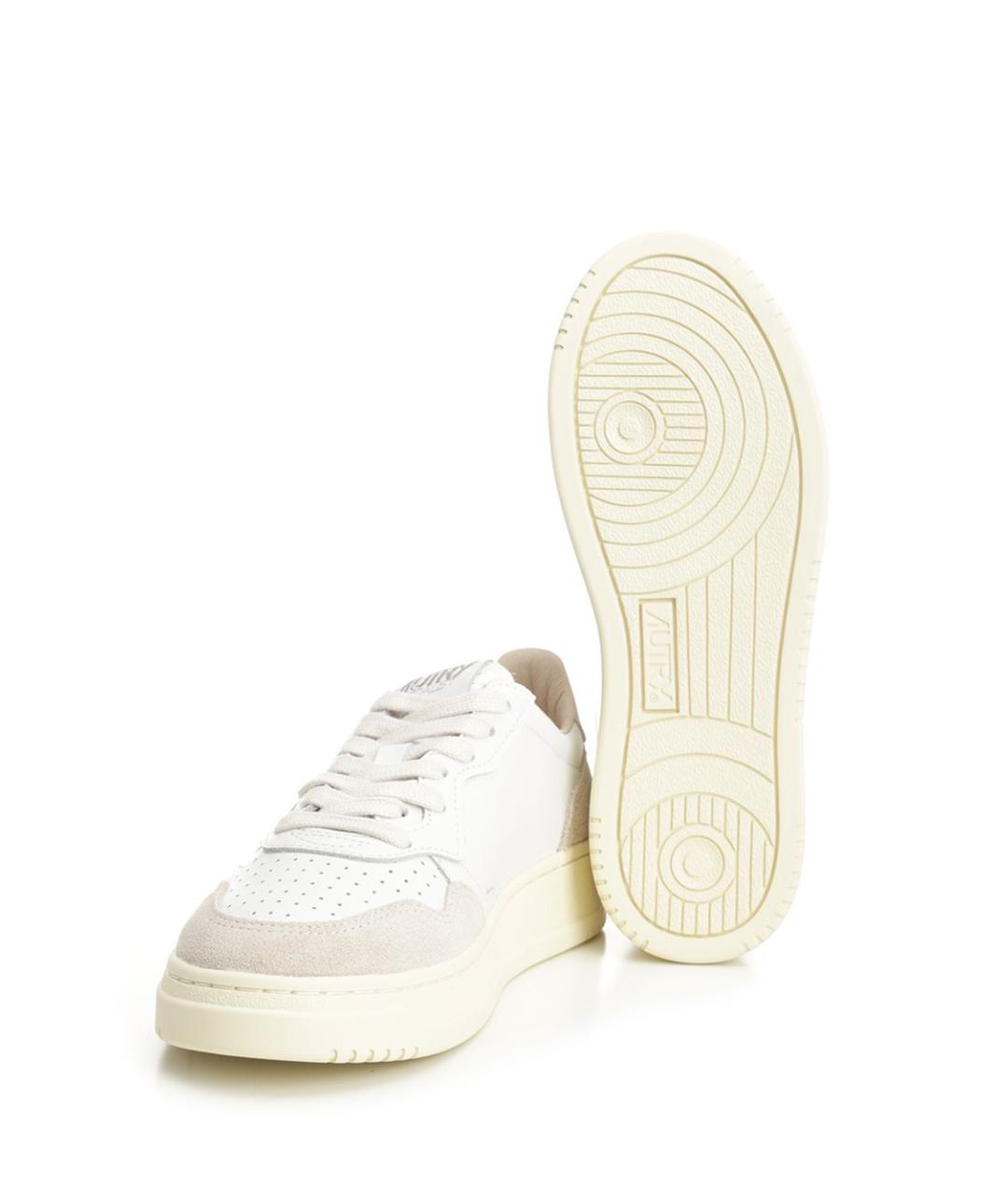 AUTRY Белые кожаные кроссовки, фото 5