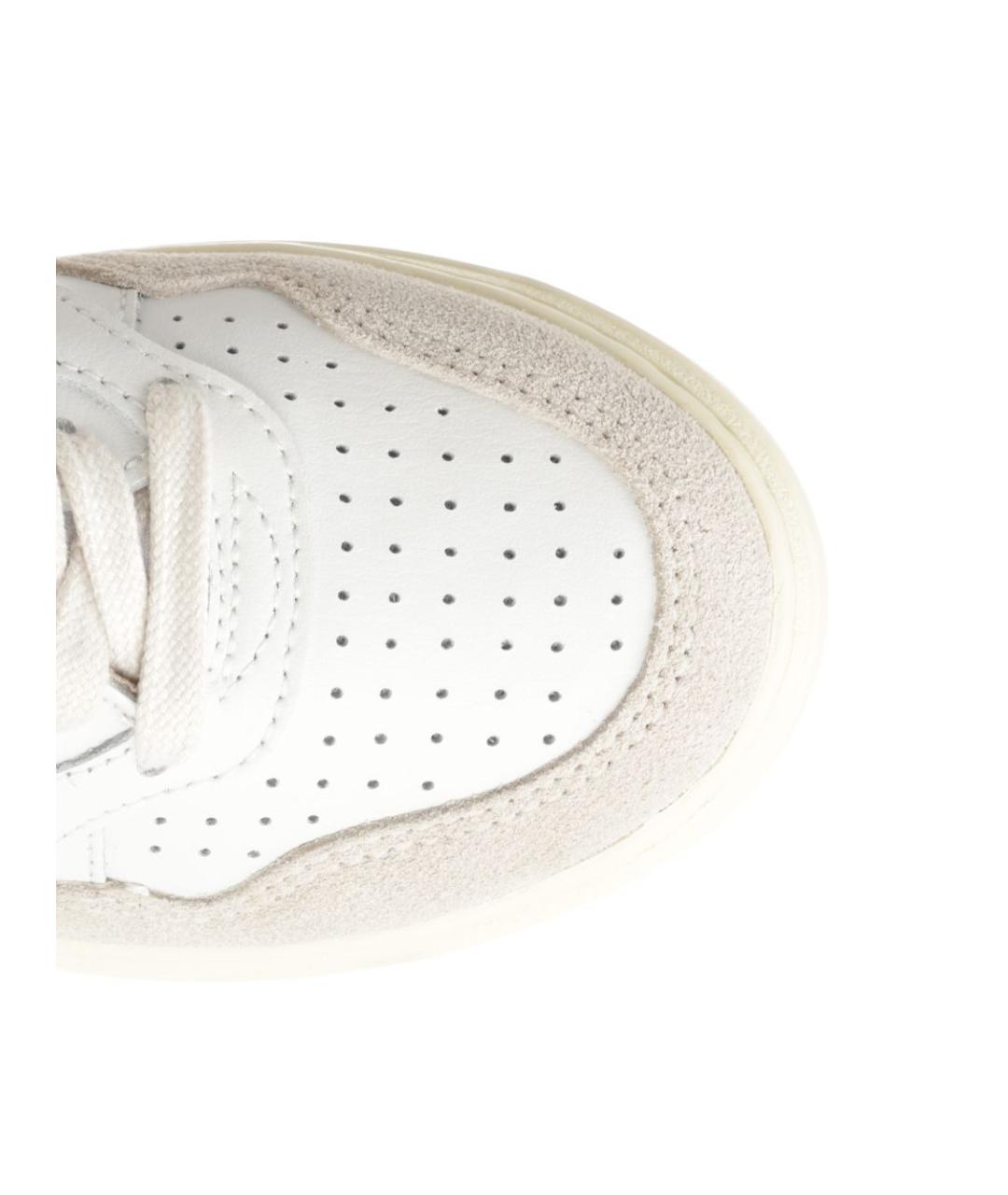 AUTRY Белые кожаные кроссовки, фото 4