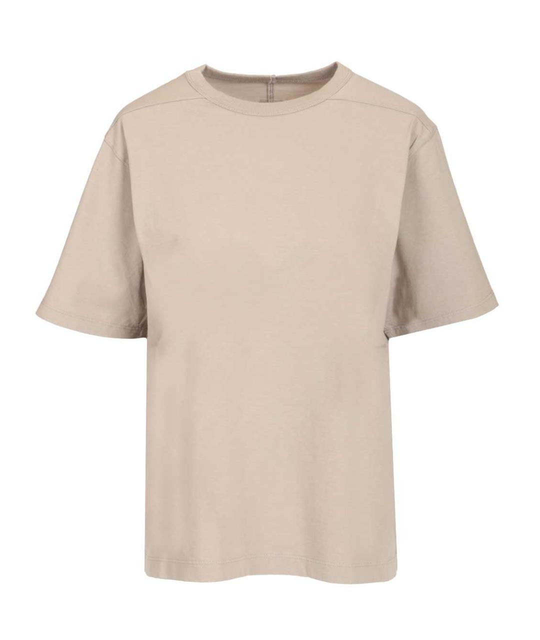 RICK OWENS Белая хлопковая футболка, фото 1