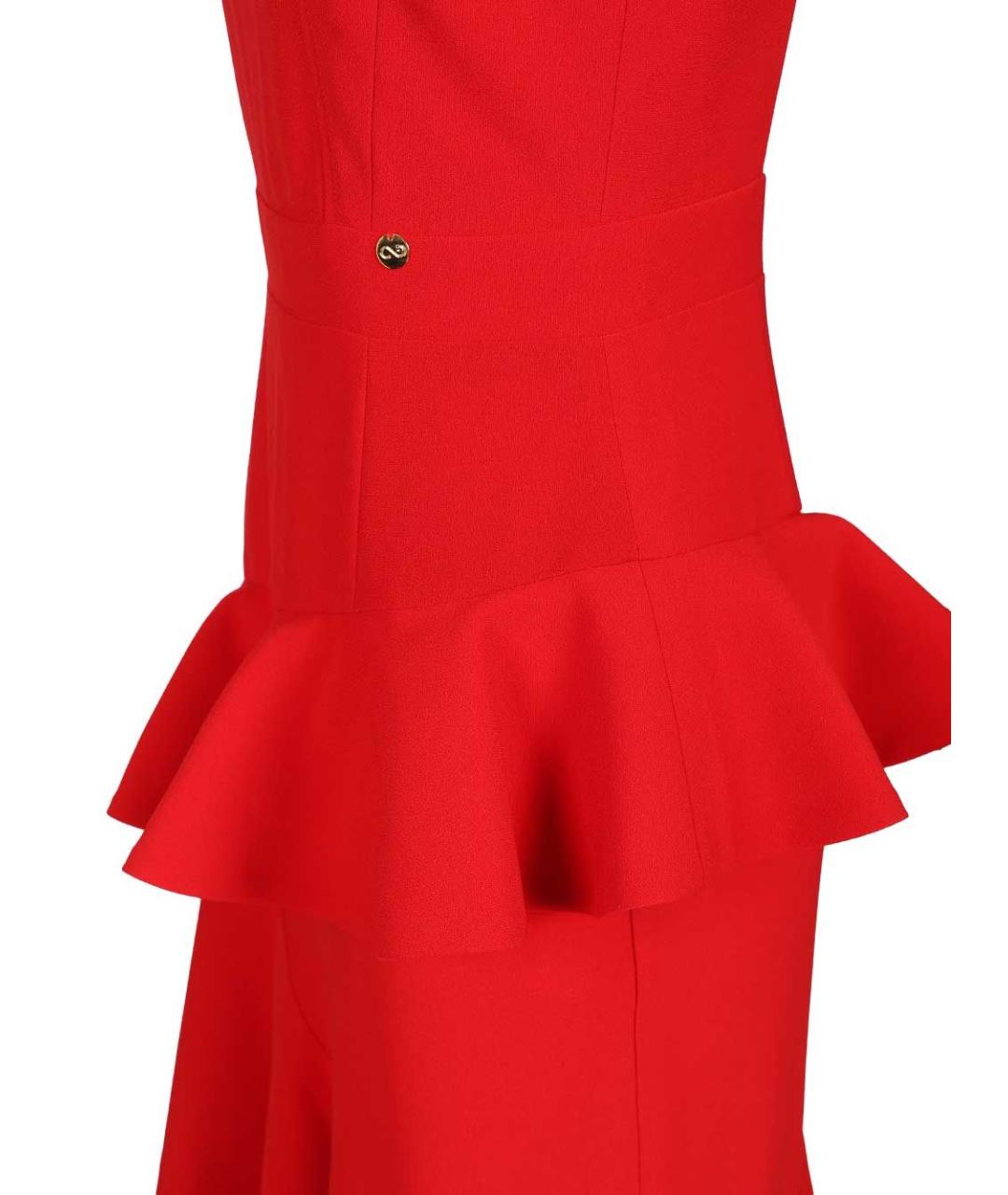 CATALINA Красное полиэстеровое вечернее платье, фото 5