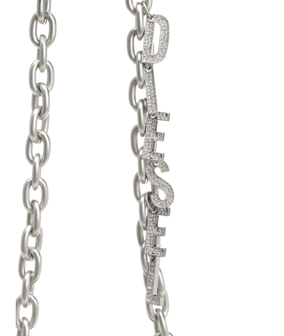 DIESEL Серая тканевая сумка через плечо, фото 5