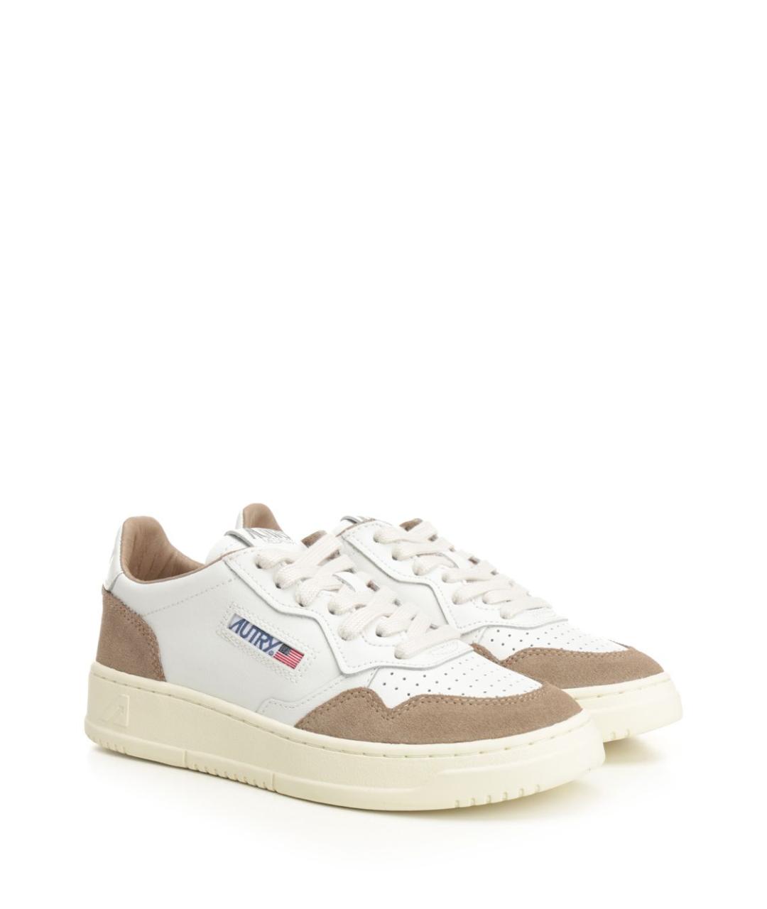 AUTRY Белые кожаные кроссовки, фото 2