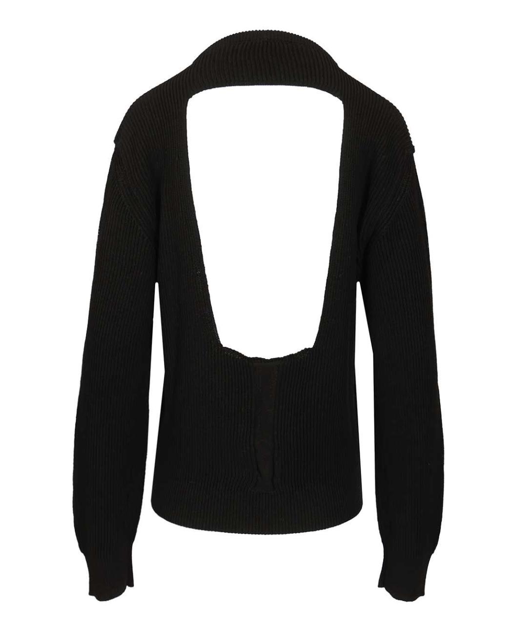 RICK OWENS Черный шерстяной джемпер / свитер, фото 2