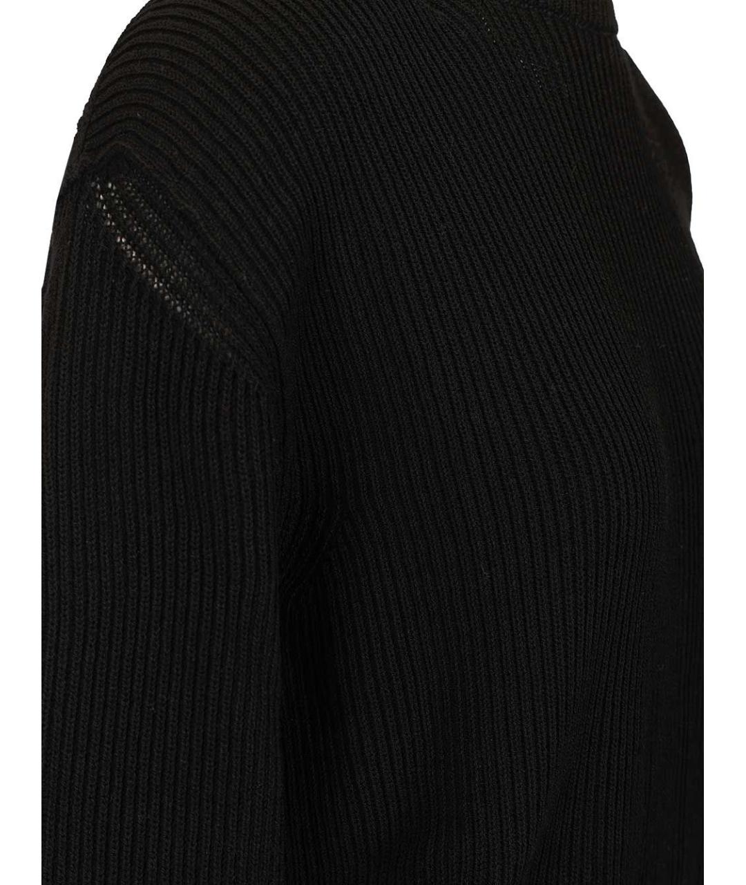 RICK OWENS Черный шерстяной джемпер / свитер, фото 4