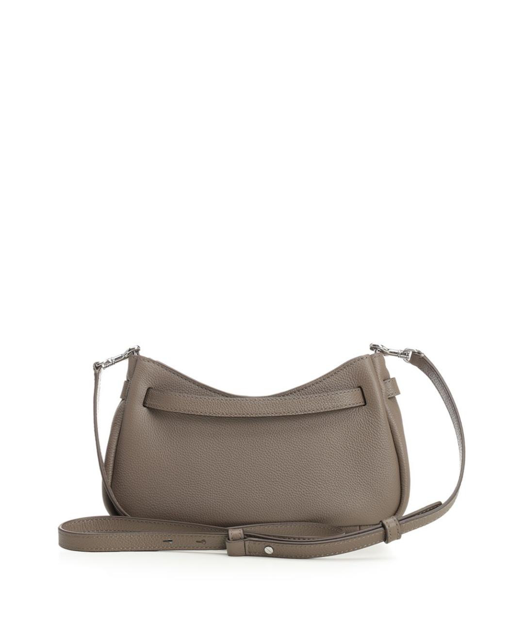 TORY BURCH Коричневая кожаная сумка через плечо, фото 3