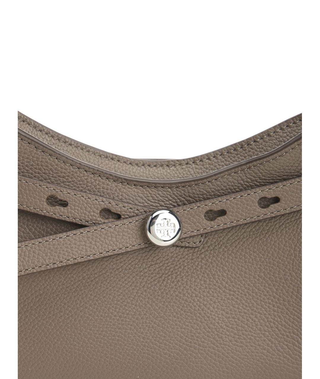 TORY BURCH Коричневая кожаная сумка через плечо, фото 5