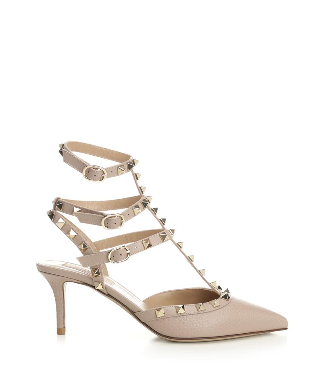 VALENTINO Розовые кожаные туфли, фото 1