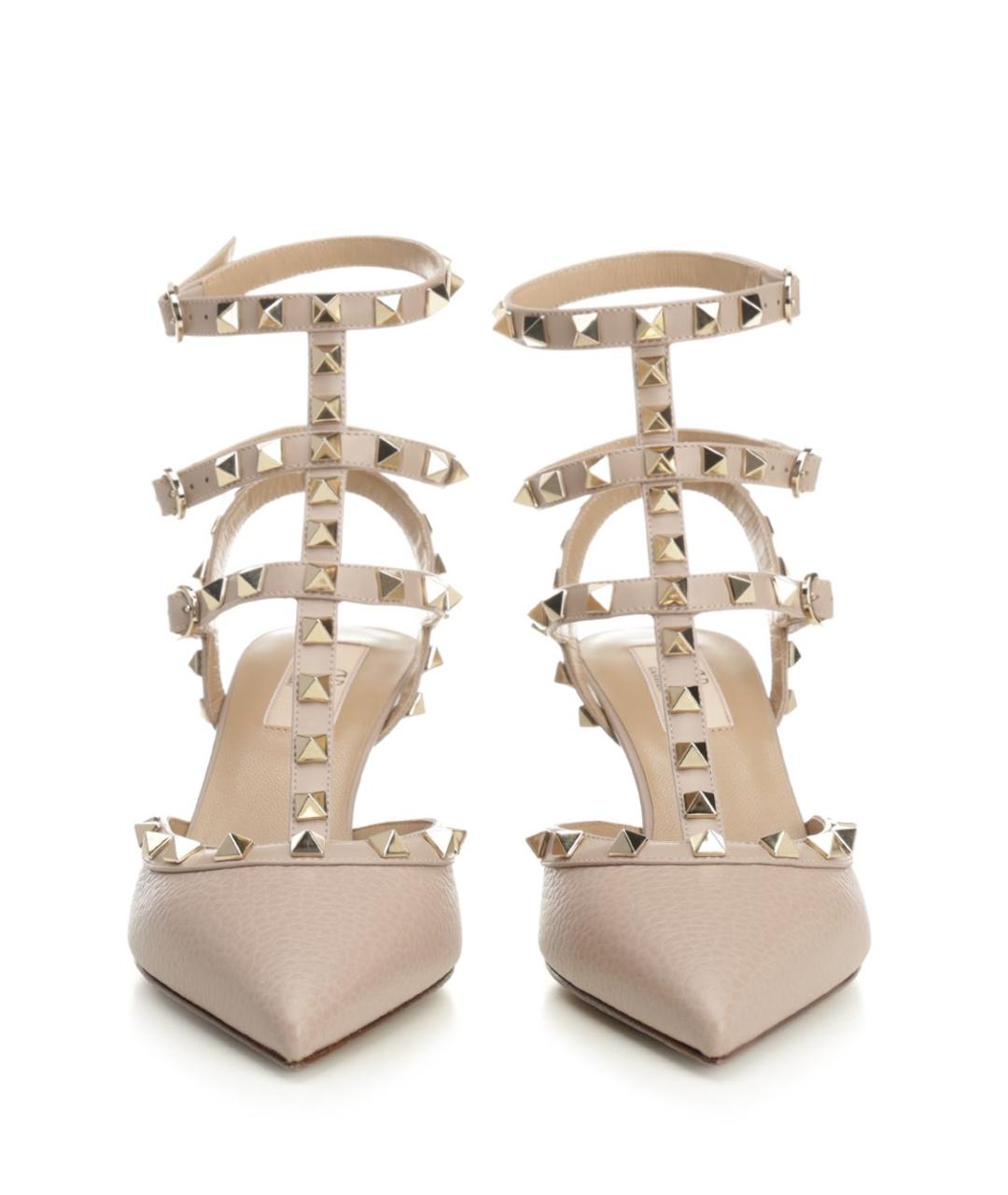 VALENTINO Розовые кожаные туфли, фото 5