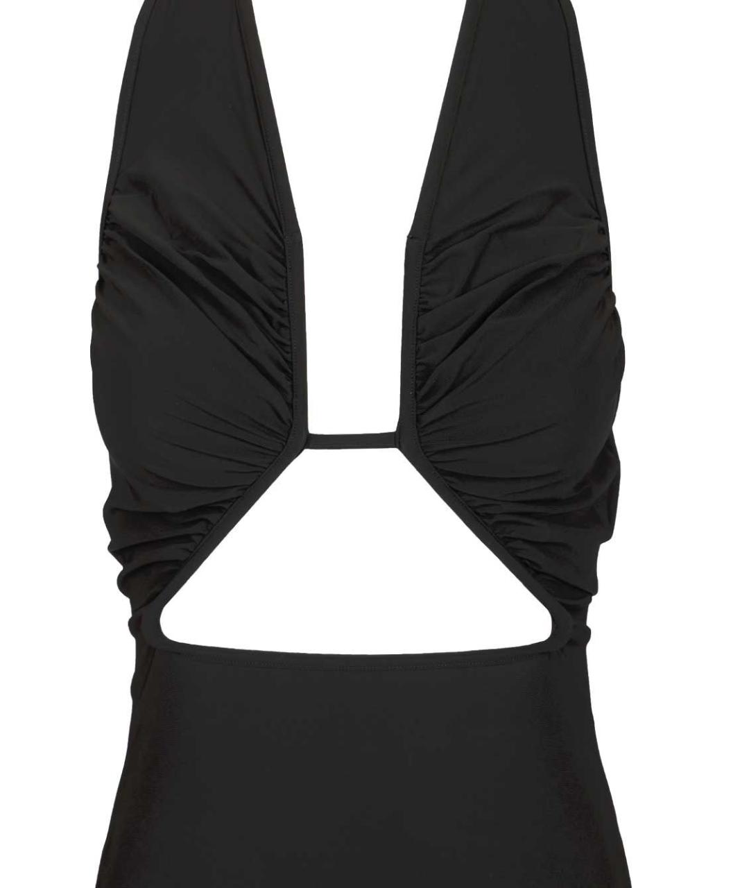 RICK OWENS Черный полиамидовый купальник, фото 4