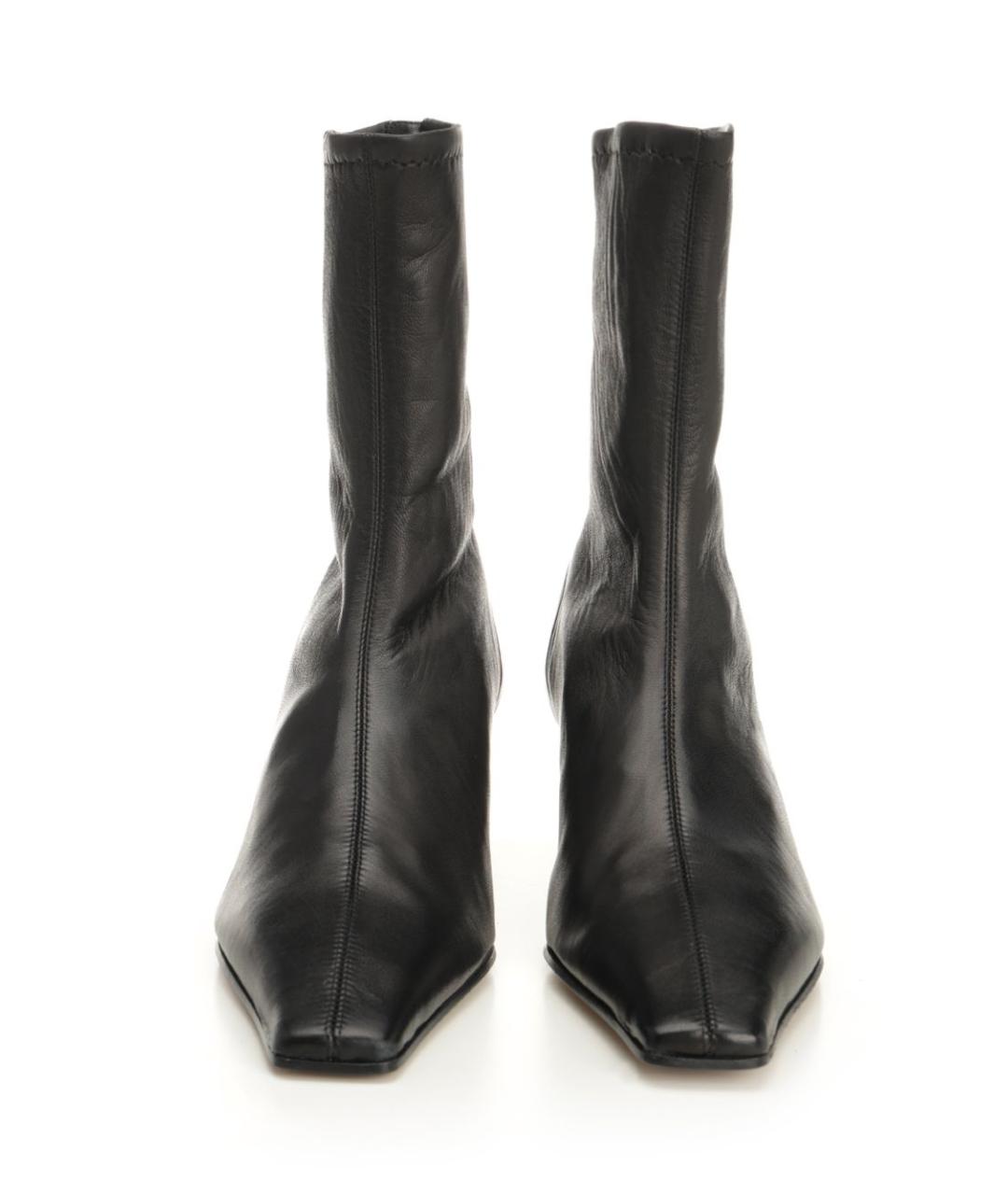 KHAITE Черные кожаные ботильоны, фото 5