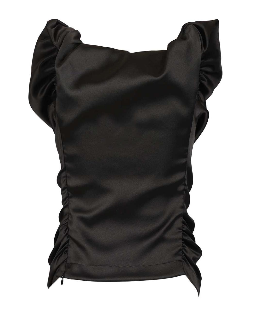 VIVIENNE WESTWOOD Черная полиэстеровая блузы, фото 2
