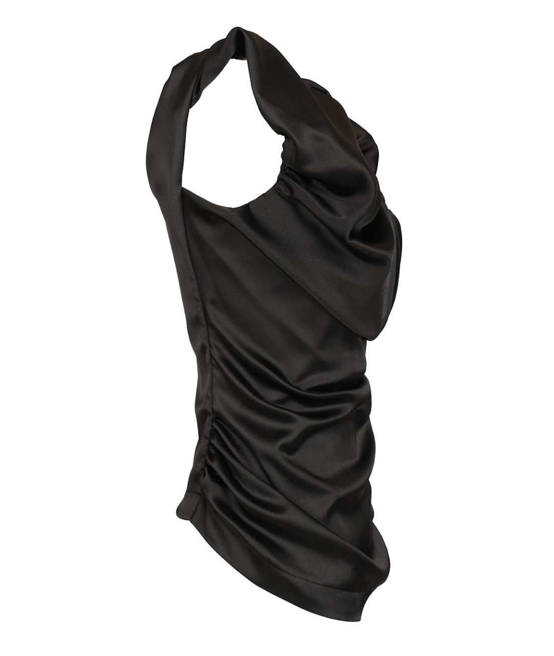 VIVIENNE WESTWOOD Черная полиэстеровая блузы, фото 3