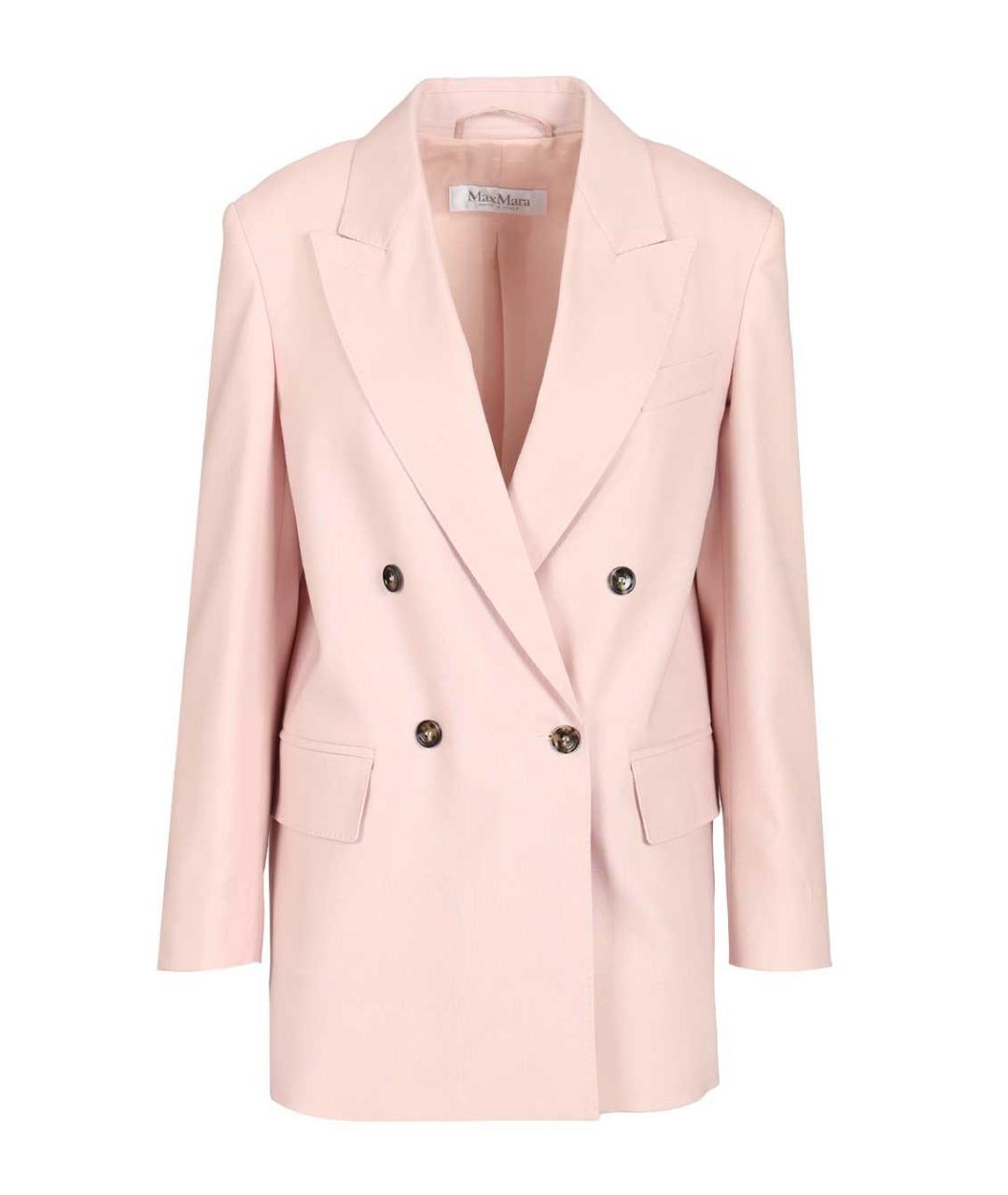 MAX MARA Розовая шерстяная куртка, фото 1