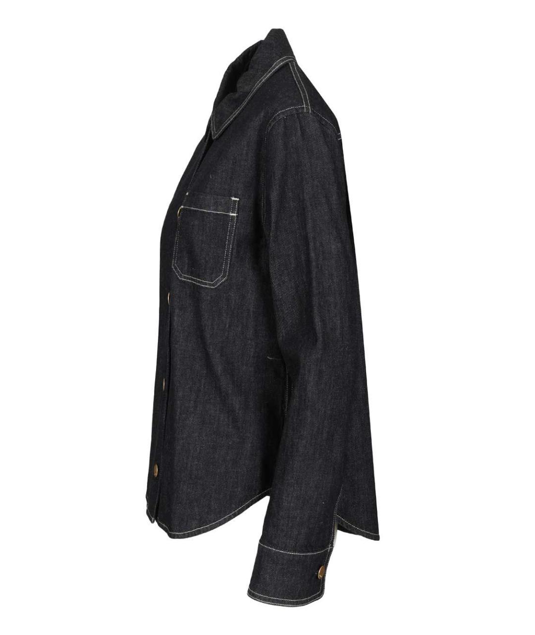 'S MAX MARA Темно-синяя хлопковая куртка, фото 3