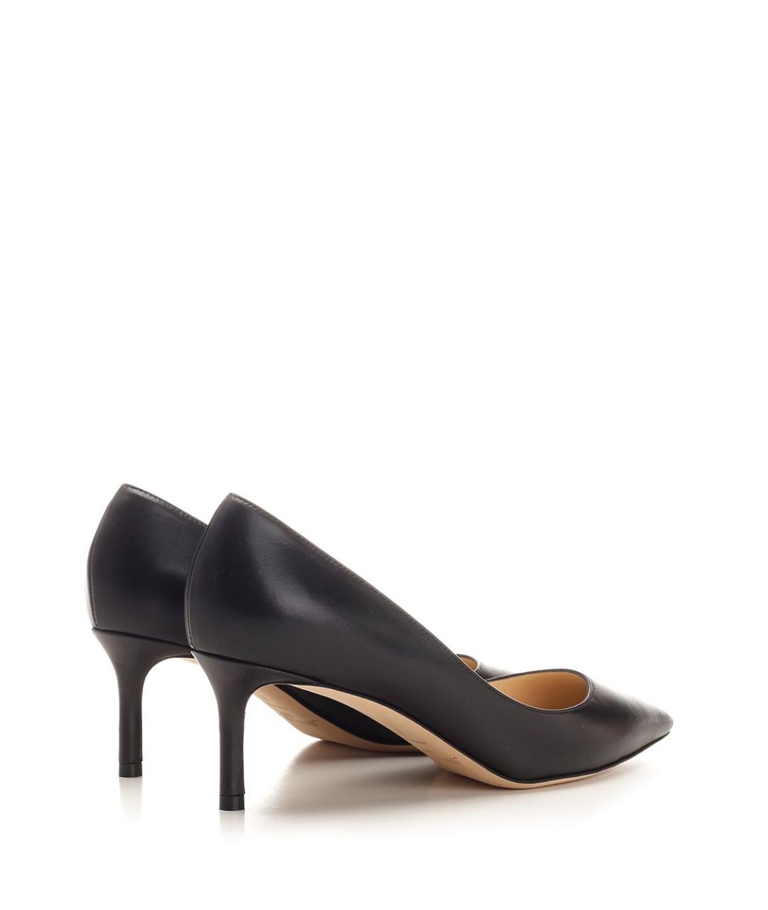 JIMMY CHOO Черные кожаные туфли, фото 3