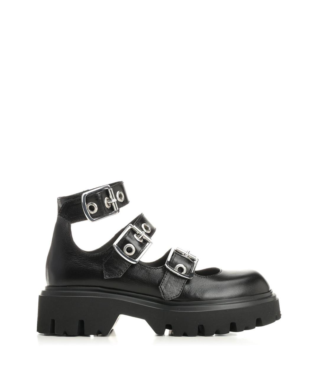 VIVIENNE WESTWOOD Черные кожаные туфли, фото 1