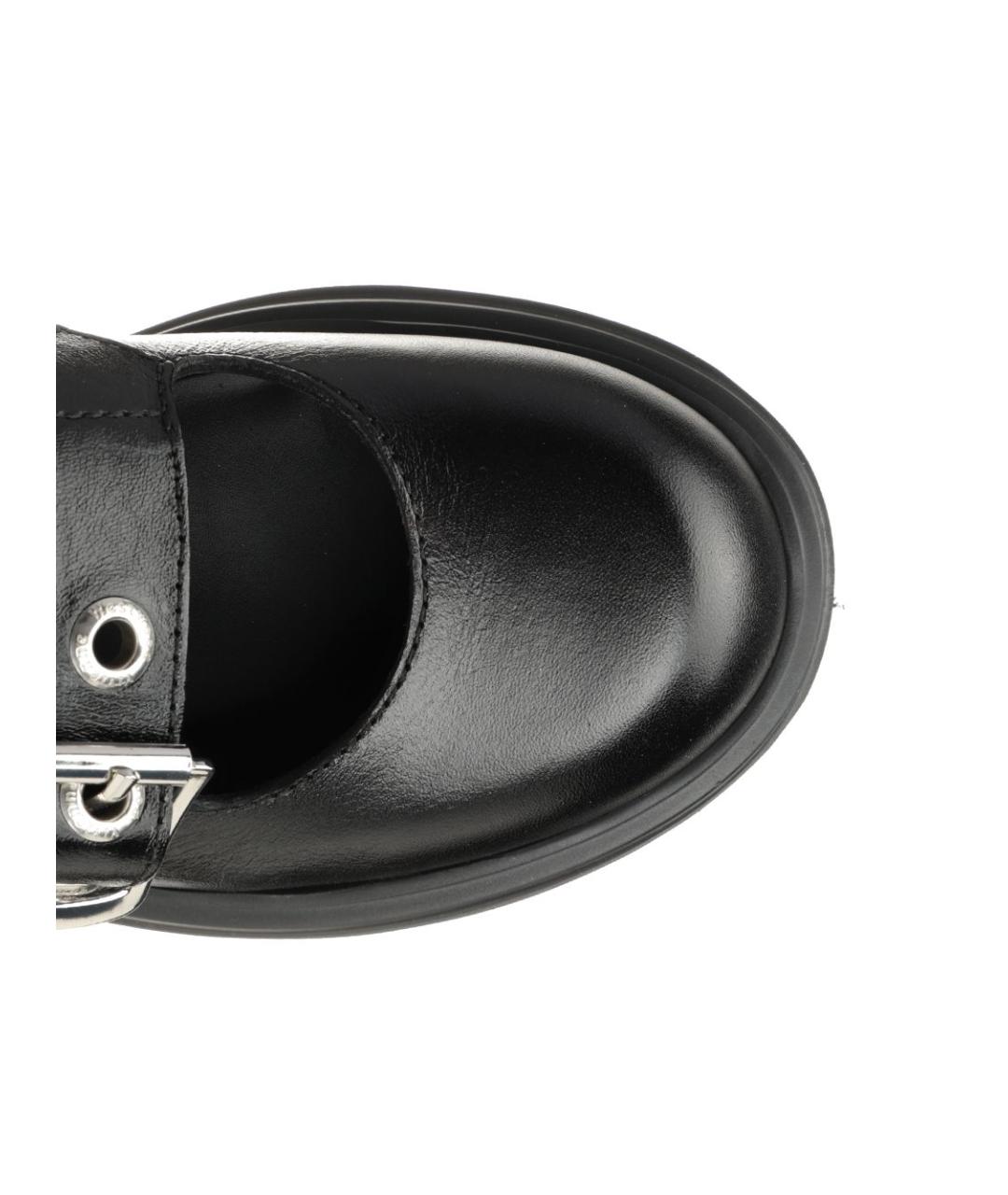 VIVIENNE WESTWOOD Черные кожаные туфли, фото 4