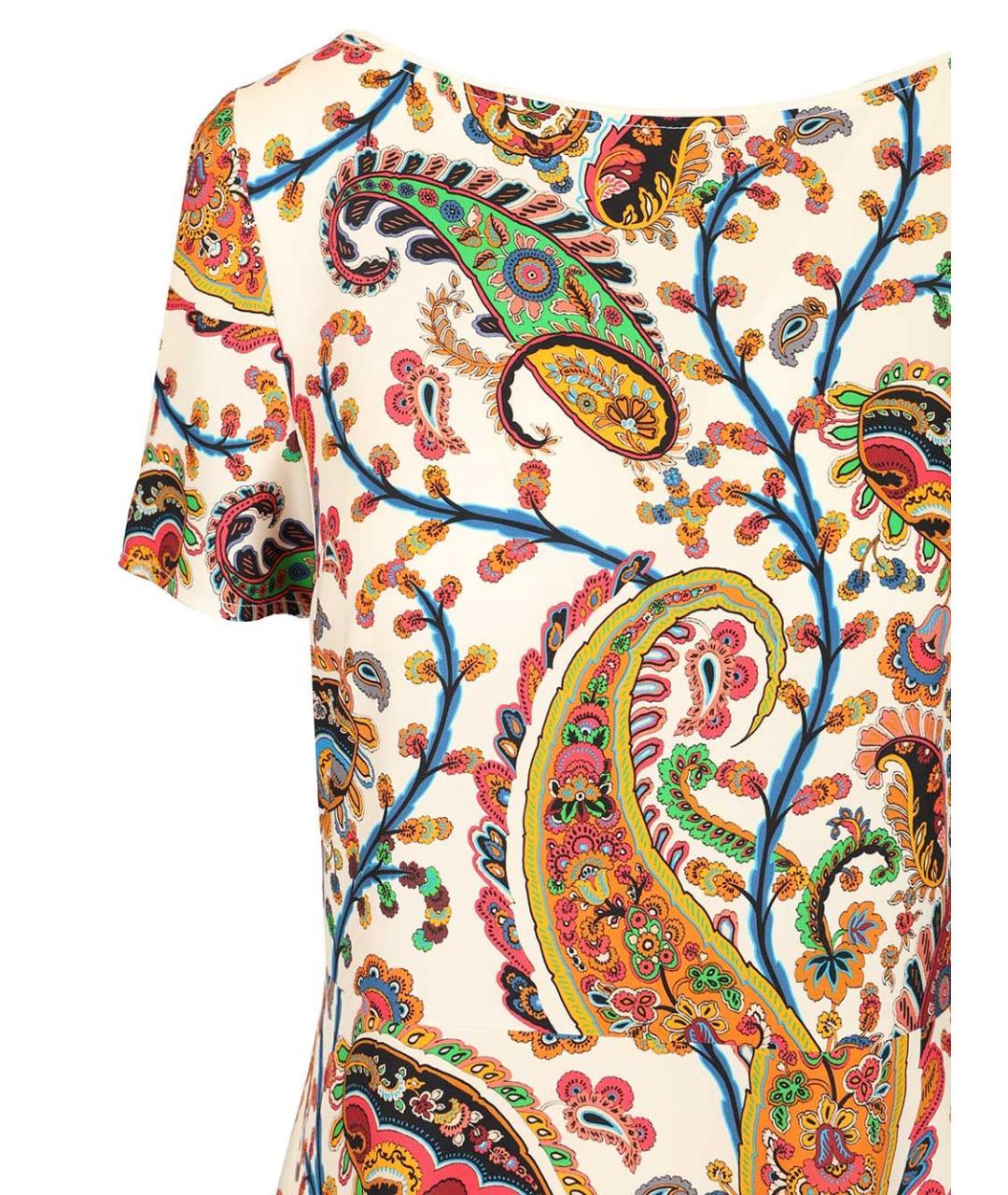 ETRO Мульти полиэстеровое повседневное платье, фото 4