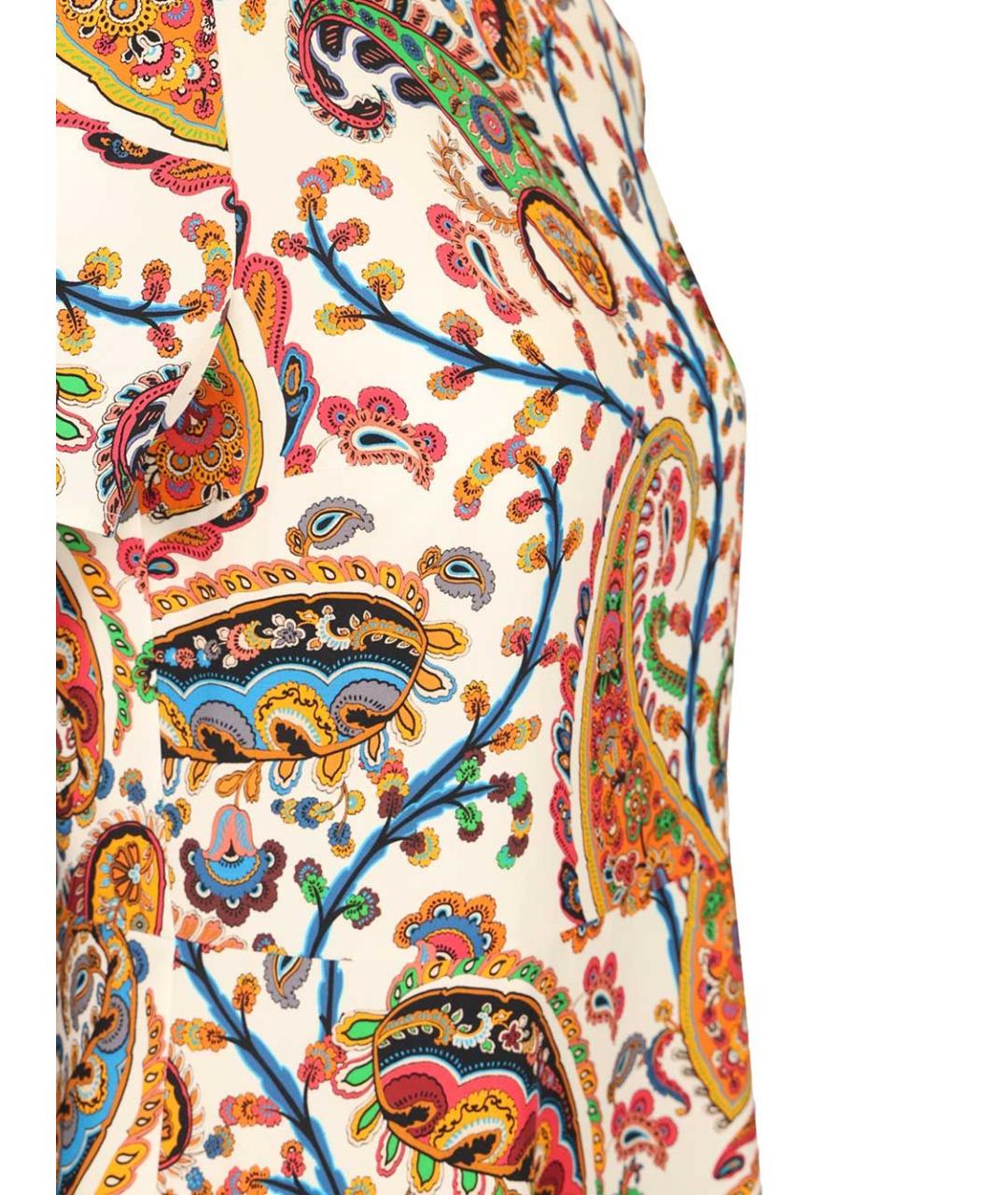 ETRO Мульти полиэстеровое повседневное платье, фото 5