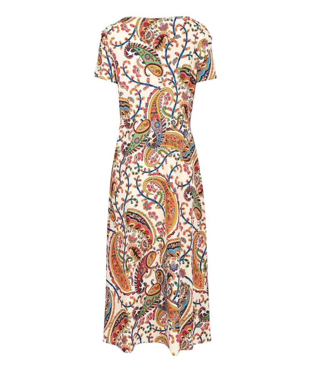 ETRO Мульти полиэстеровое повседневное платье, фото 2