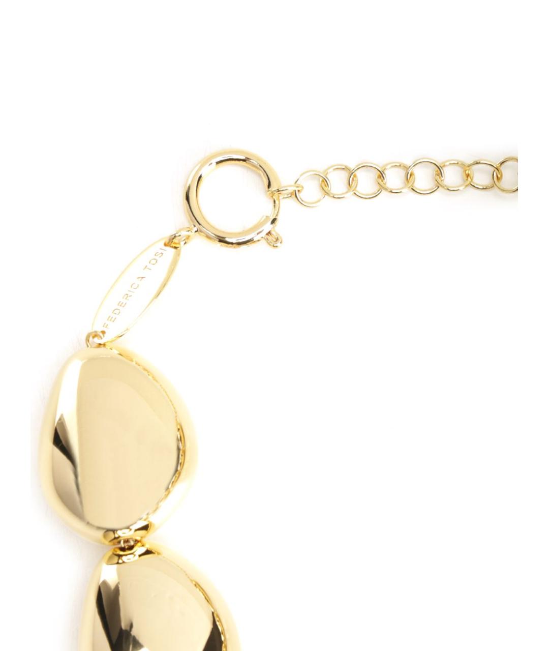 FEDERICA TOSI Золотое металлическое колье, фото 3