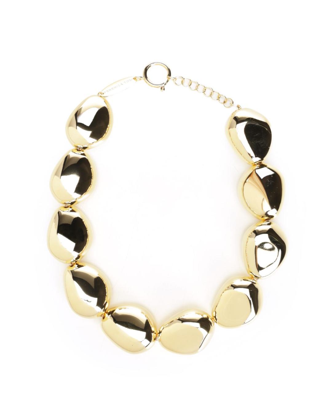 FEDERICA TOSI Золотое металлическое колье, фото 1