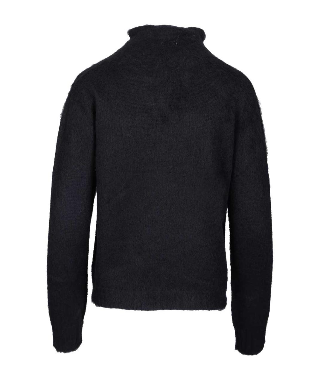 MAX MARA STUDIO Темно-синий шерстяной джемпер / свитер, фото 2