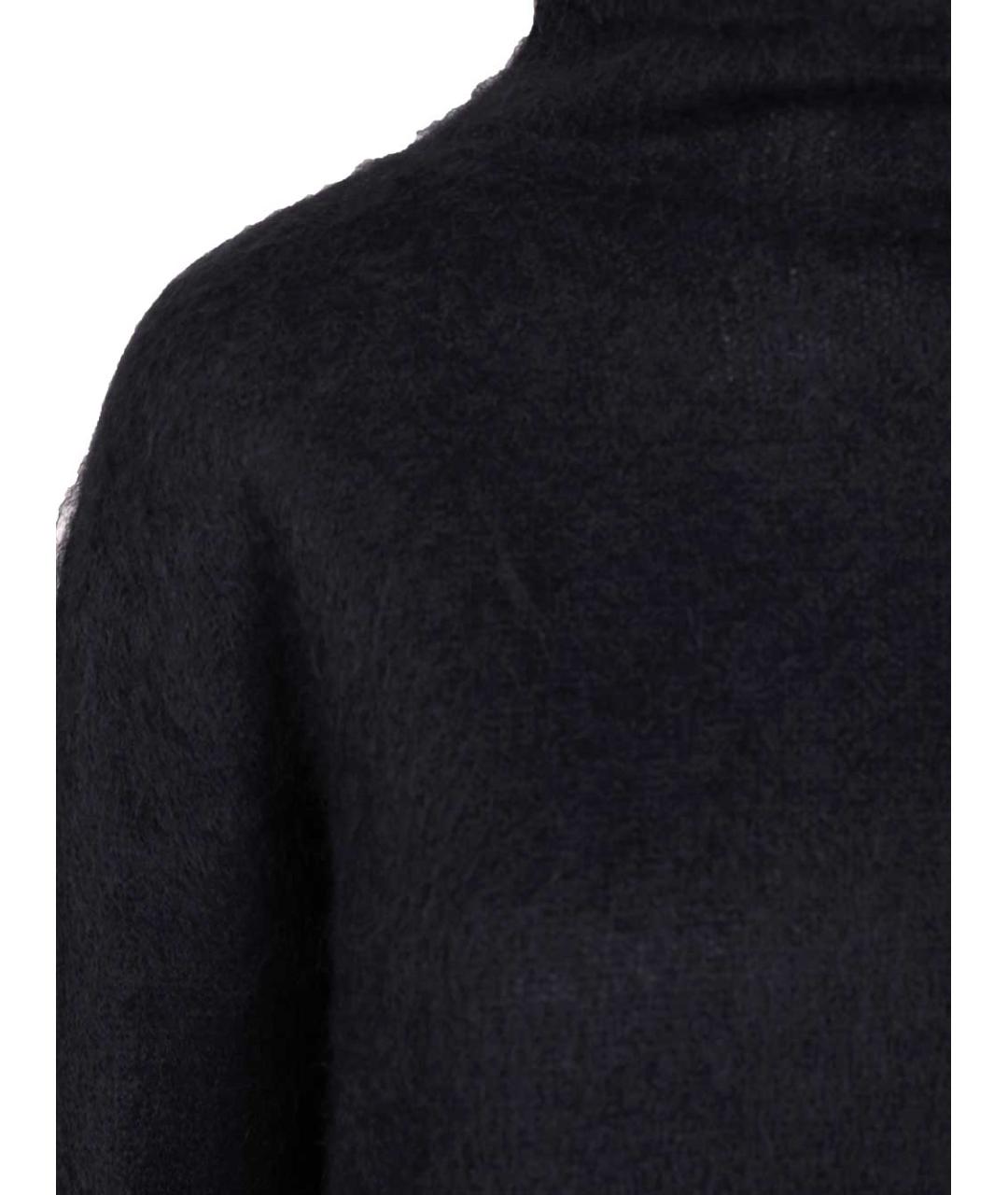 MAX MARA STUDIO Темно-синий шерстяной джемпер / свитер, фото 4