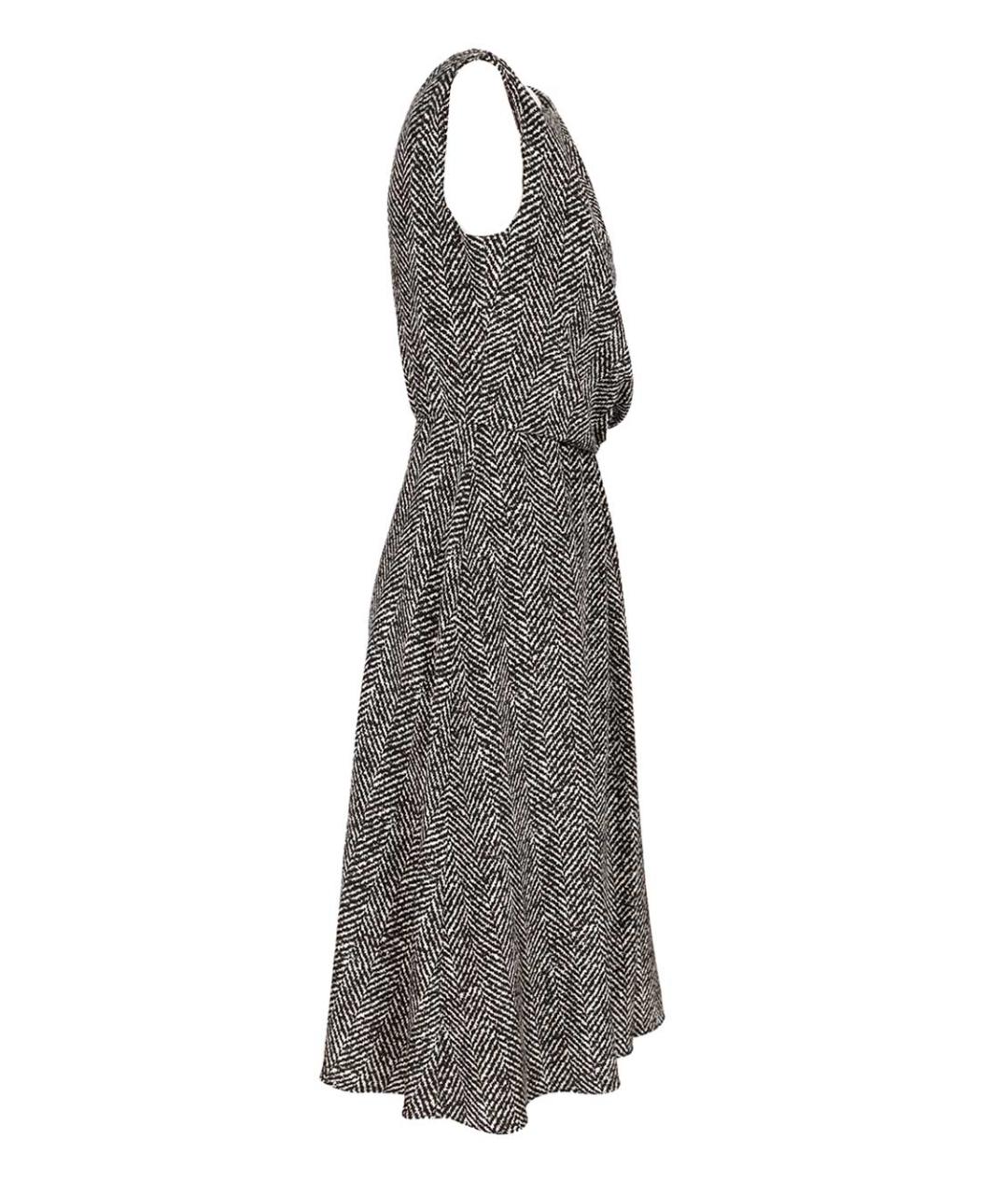 DOLCE&GABBANA Серое креповое повседневное платье, фото 3