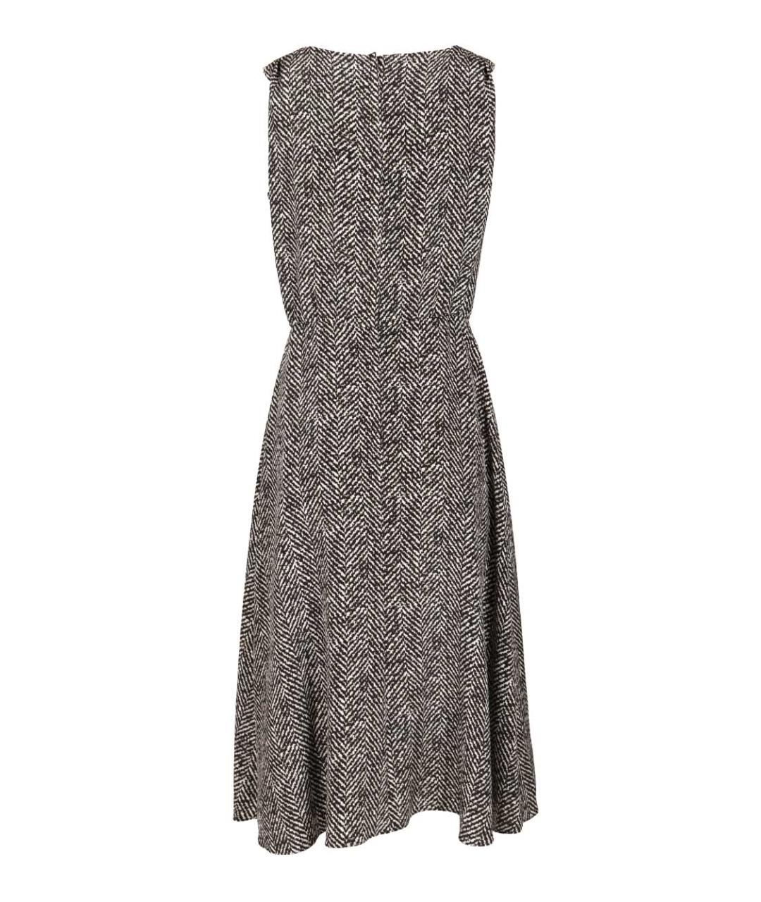 DOLCE&GABBANA Серое креповое повседневное платье, фото 2