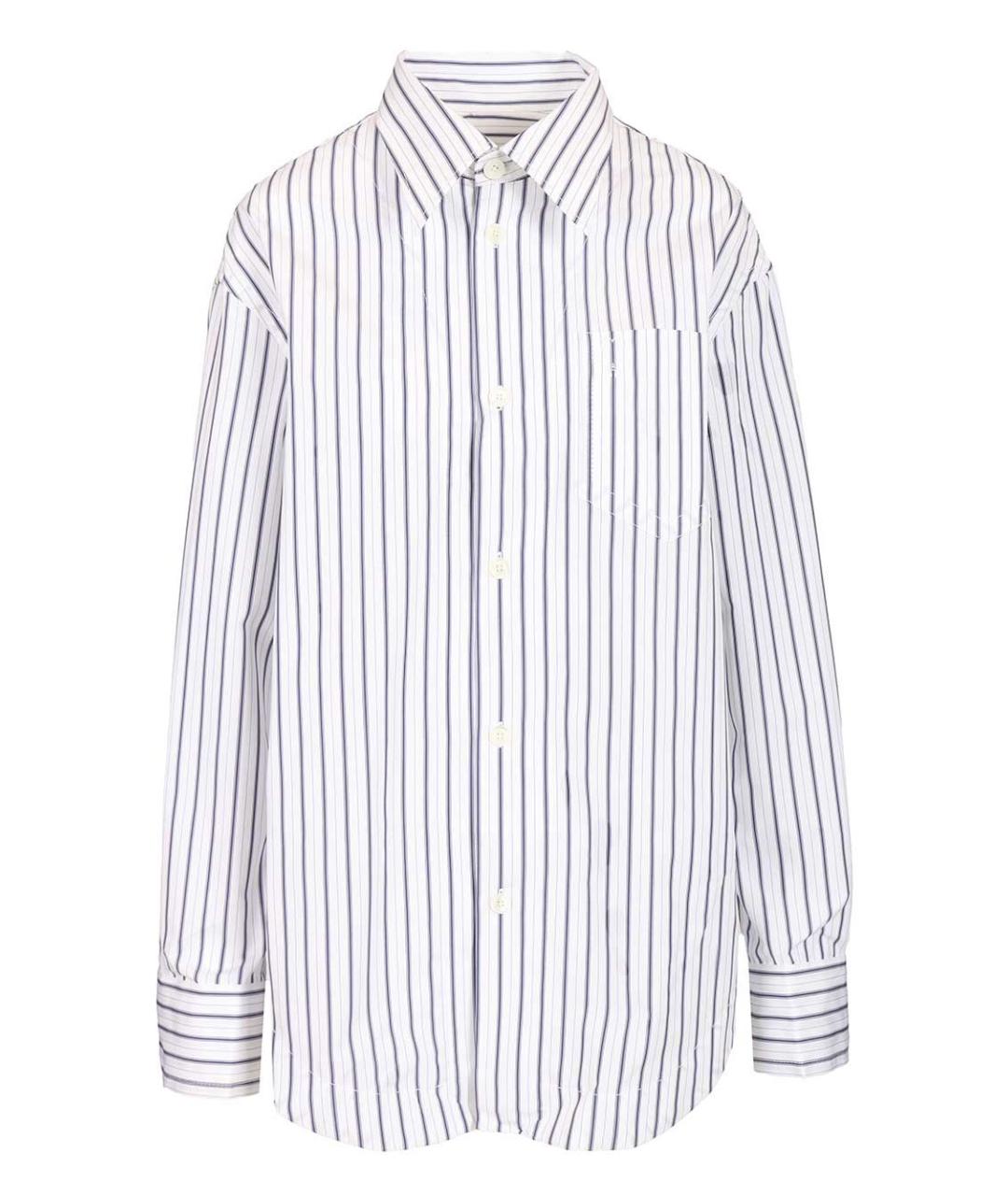 Ami Paris Белая хлопковая классическая рубашка, фото 1