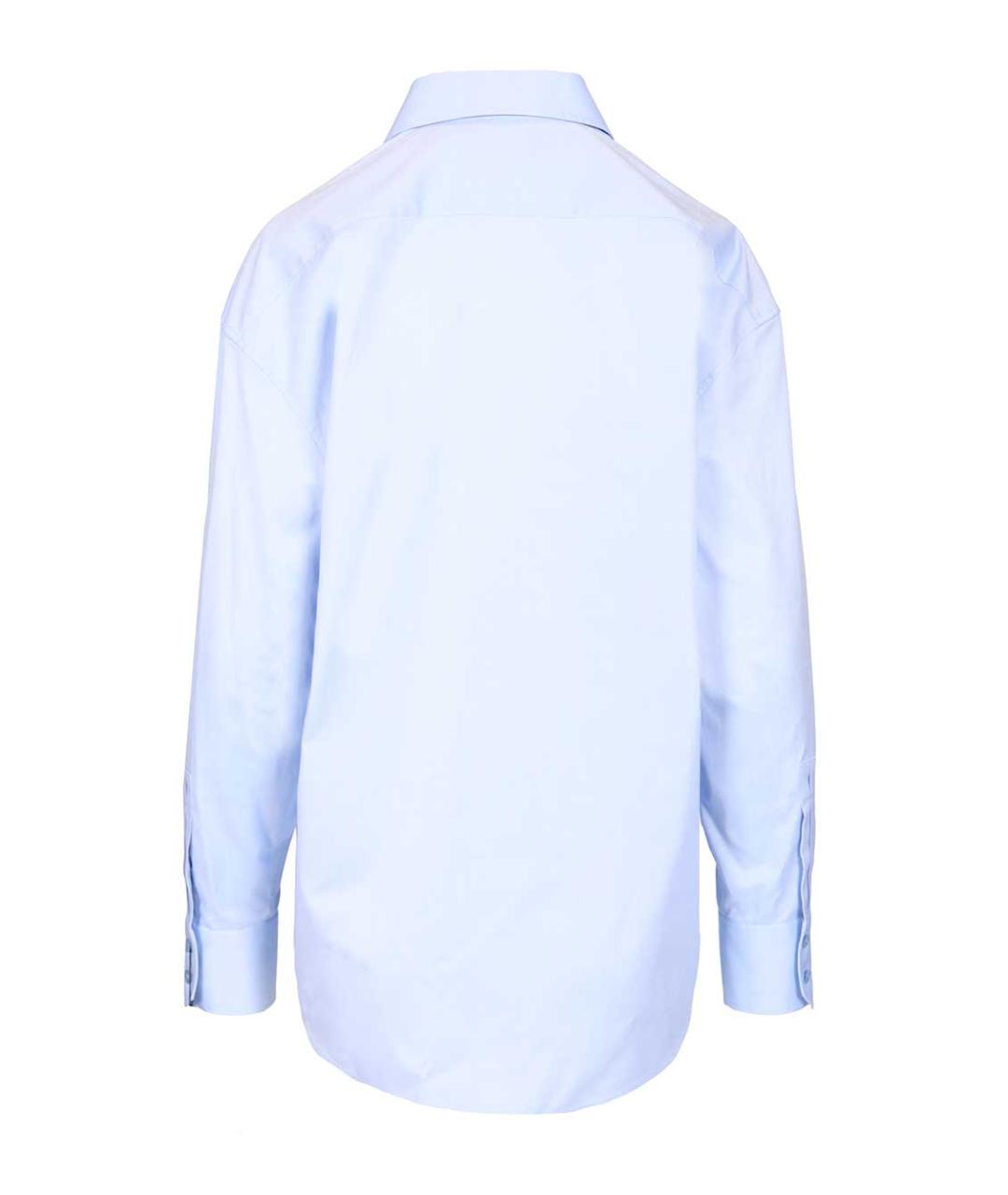 SAINT LAURENT Голубая хлопковая рубашка, фото 2