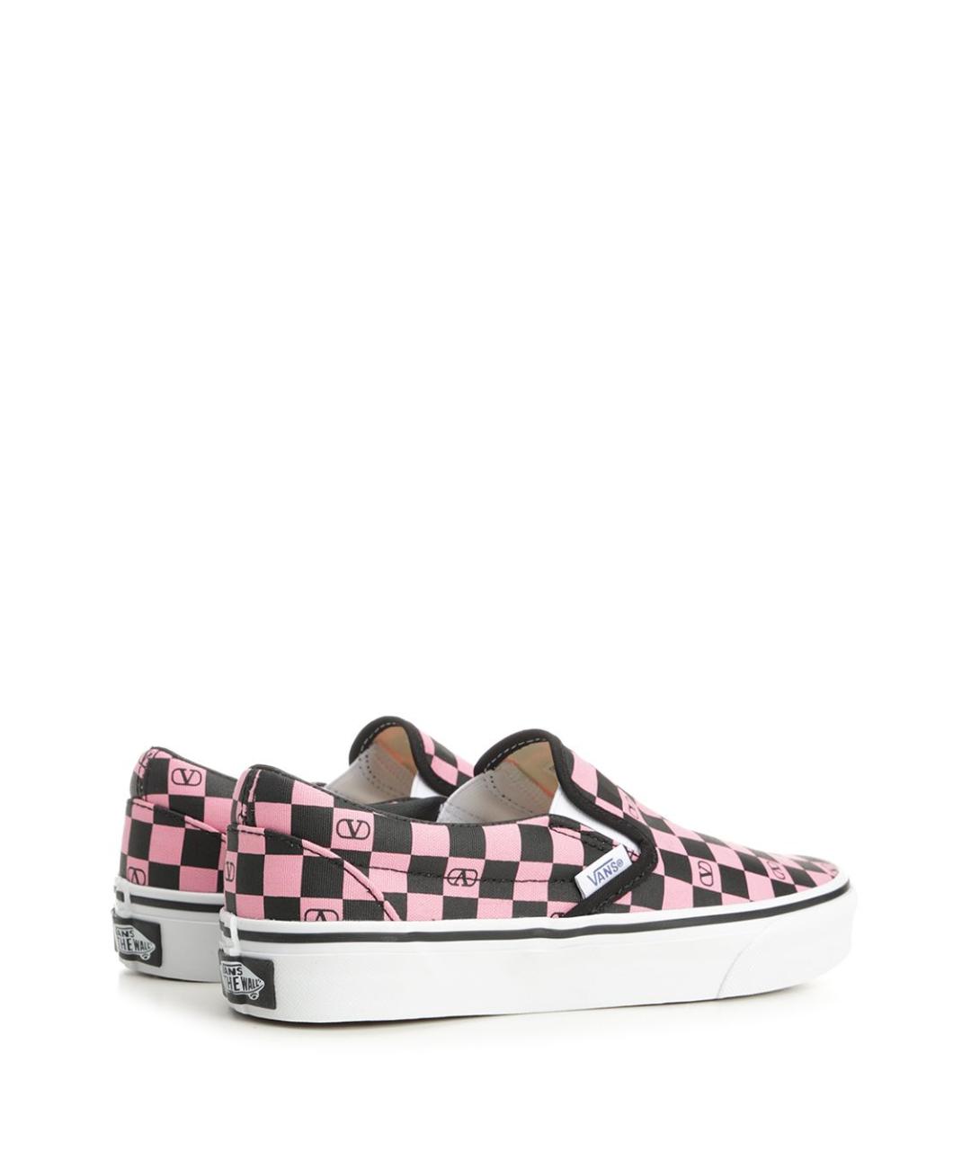 VALENTINO Розовые текстильные слипоны, фото 3