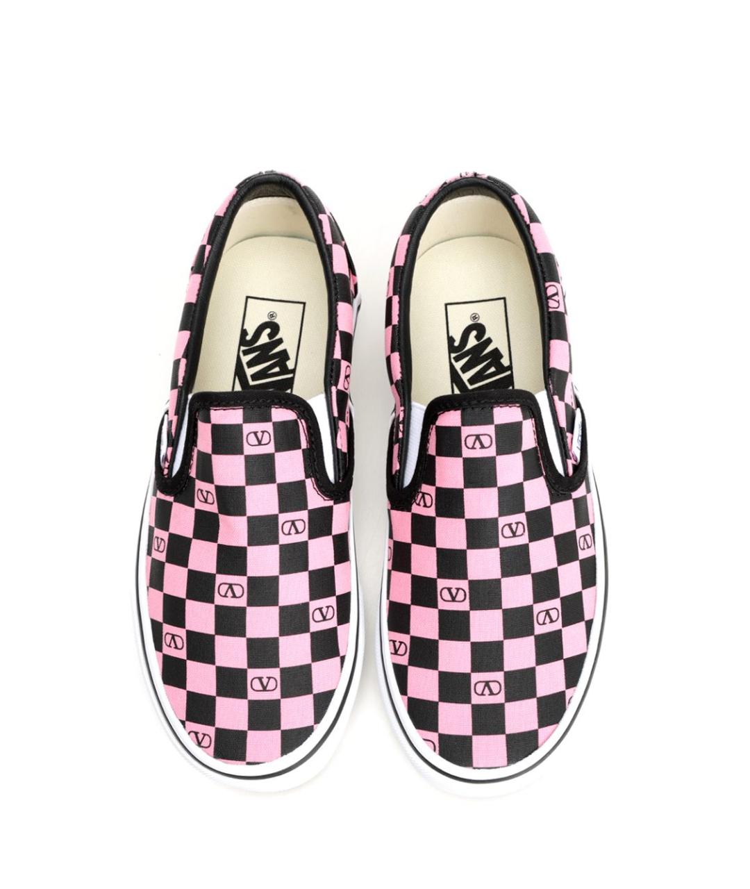 VALENTINO Розовые текстильные слипоны, фото 6