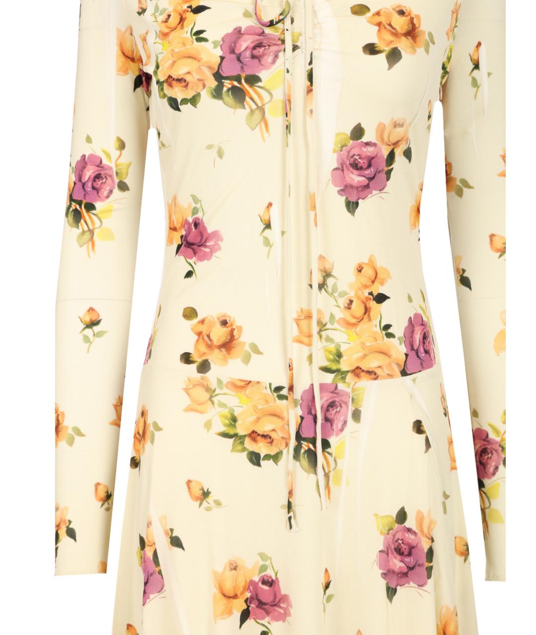 ACNE STUDIOS Мульти вискозное повседневное платье, фото 4