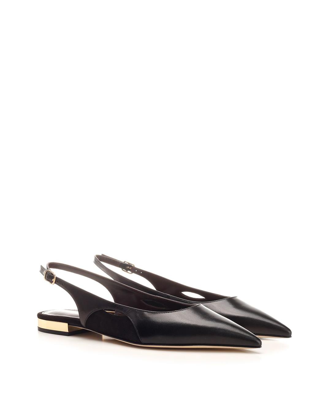 CHLOE Черные кожаные туфли, фото 2