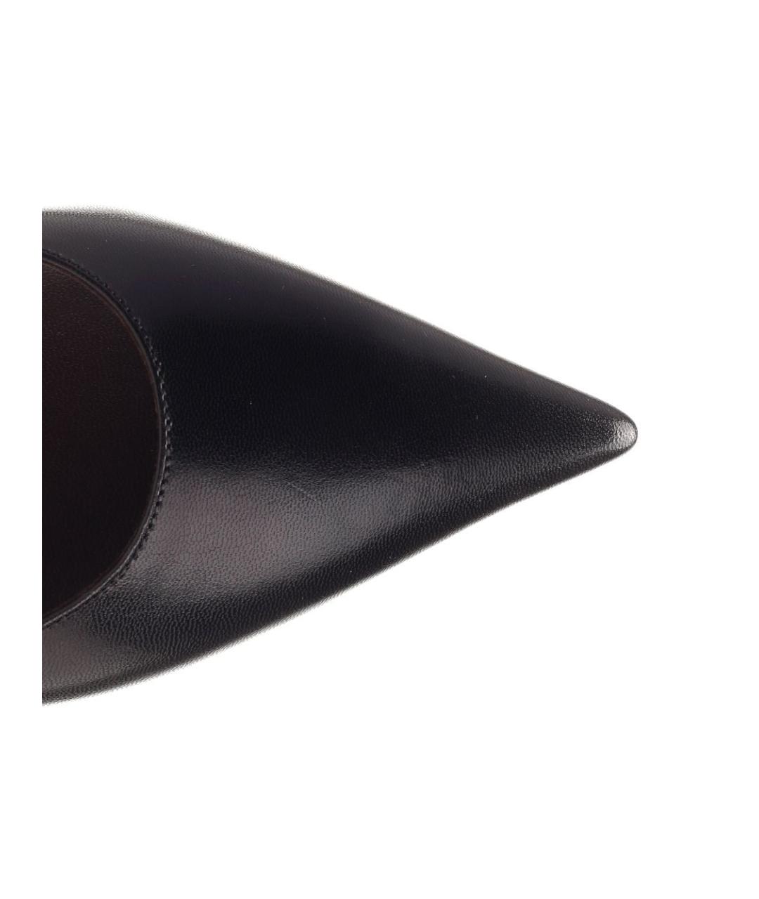 CHLOE Черные кожаные туфли, фото 4