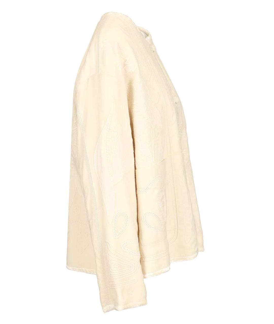 FORTE FORTE Белая шерстяная куртка, фото 3