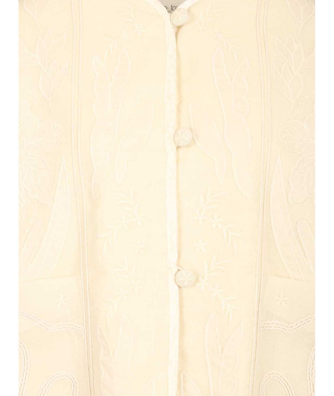 FORTE FORTE Белая шерстяная куртка, фото 5