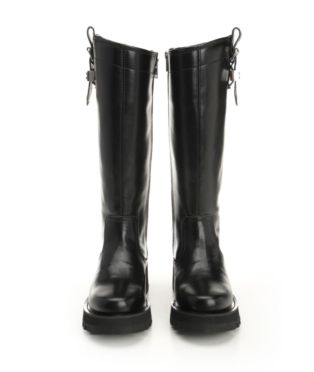GANNI Черные сапоги из искусственной кожи, фото 5