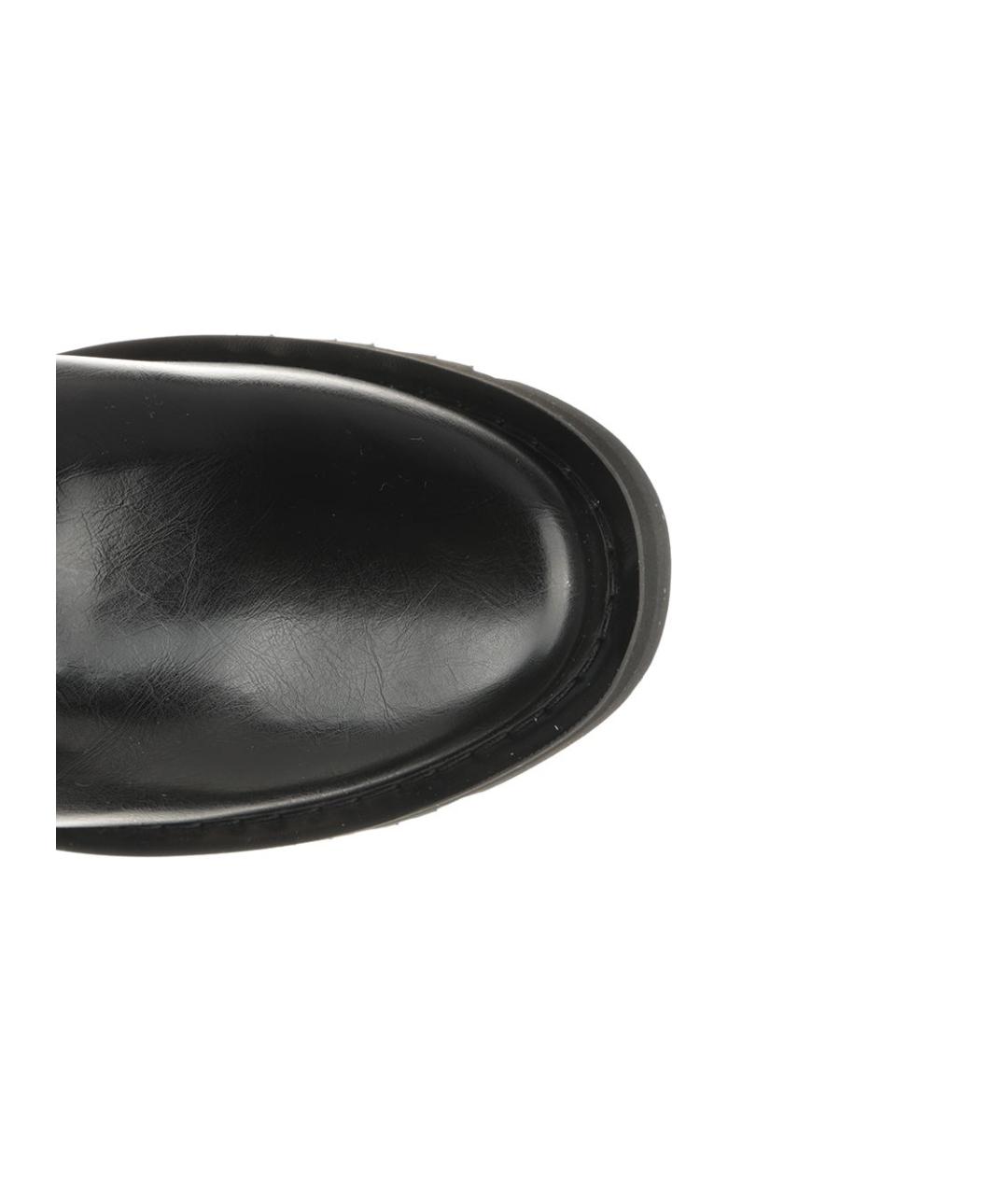 GANNI Черные сапоги из искусственной кожи, фото 4