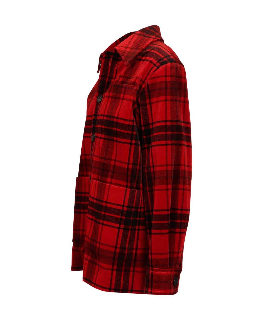 SAINT LAURENT Красная хлопковая куртка, фото 3